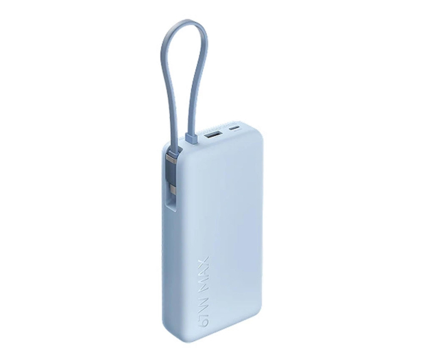 Xiaomi 67W Power Bank 20000 Integrated Cable Ice Blue 71536 - 1502022 - zdjęcie 2